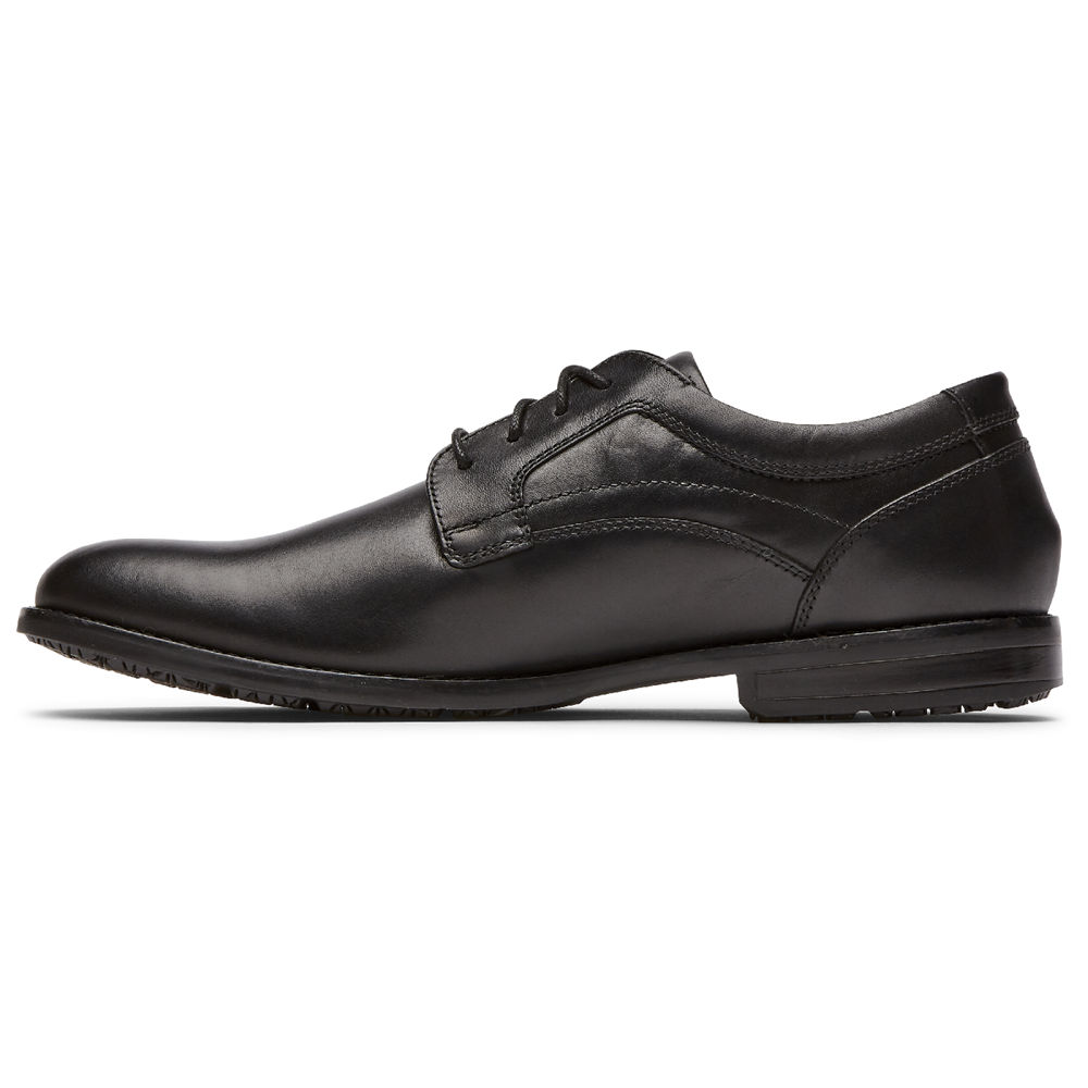 Oxfords Rockport Homem Pretas - Mykel Plain Toe - 05793AFQP